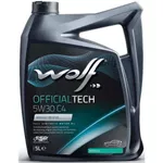 Масло Wolf 5W30 OFTECH C4 5L