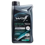 Масло Wolf OFFICIALTECH 5W-20 IL D1 1L (1054578)