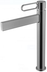 Смеситель для умывальника Zaffiro F-DESIGN Gun Metal FD1-ZFR-2L-04 (lavoar inalt)