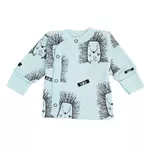 Haine pentru copii Minikin 242200362 Hedgehog Распашонка голубой с рисунком 1-3мес (62см)