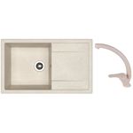 Мойка кухонная со смесителем Dr.Gans Techno 860 + SanDonna F 1069 bej