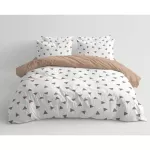 Textile de casă Relaxe Home 023438 Lenjerie de pat Soft Dreams (200x220 Euro) Triang Latte