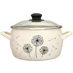 Cratiță Metalac 54169 Papadie 20cm, 4l, capac din sticla