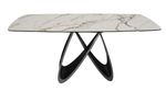 Стол Deco Rino 180/260x100xH76 White (KL-188) + Golden Legs
