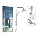 Set pentru duș Holland 24613 Set de dus Bathroom: 2 pare, furtun, suport alb, chrom