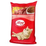 МЯУ! Полнорационный сухой корм для взрослых кошек с говядиной 11 кг