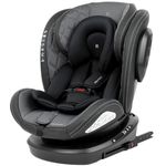 Scaun auto Kikka Boo 31002070087 cu isofix Stark Dark Grey, 0-36 kg