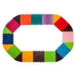 Коврик игровой Ortek 12734 Коврик-пазл ортопедический -массажный Набор 12+8 эл. Треугольники Мега Микс