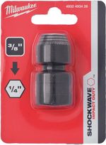 Set de tubulare, bite, duze Milwaukee 4932493426 adaptor Shockwave 3/8 SQ 1/4hex