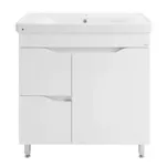 Шкаф под умывальник Mashtab 11742 Print cu 2 sertare+usa 80cm Alb