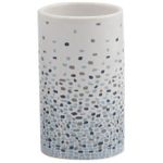 Стакан для зубных щёток MSV 40775 Brest голубые точки