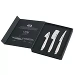 Cuțit turistic FOX Knives 2C 1018W UE Cigni set 3 pezzi coltelli formaggio linea 1896
