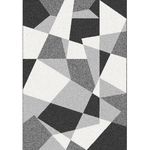 Decor Tempo Kondela Sanar 133x190 (Black/Gray/White)