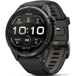 Ceas inteligent Garmin Fenix 9 Pro, 43mm, inReach, CgyDLC,Bk/Pb bd (010-04335-11)