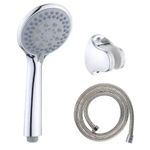 Набор для душа Hydro S Aquafix 11 cu 5 funcții + furtun inox 1.5m, cromat (0103231)