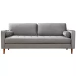 Canapea Trendy Roma Gri deschis, 90x70x215cm (3 locuri)