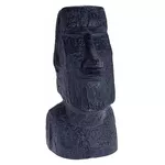 Декор ProGarden 24790 Фигура Моаи 40x20cm, керамика, черный