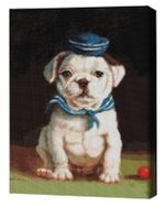 Картина по номерам BrushMe DBS1205FC Mozaic cu diamante 40x50сm (fără cutie) Bulldog, Lucia Heffernan