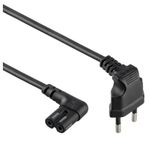 Power Cord PC-220V  1.0m  Russian Plug, Cablexpert, angled socket, Black, PC-184L