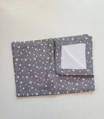 Непромокаемая пелёнка Pampy 50*70 Grey Stars