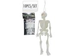 Сувенир подвесной Halloween Скелет 8шт, 14.5cm