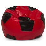 Кресло-мешок Because BALL RedBlack (100x100x100cm)