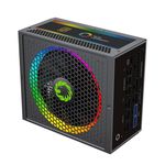 Power Supply ATX1050W GAMEMAX RGB-1050 Pro, 80+ Gold, Full Modular cable, Active PFC,140mm, RGB