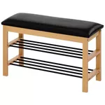 Raft pentru încălțăminte Halmar ST-11 wood/black