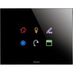 Щиток электрический Gewiss GW16946CN Рамка для GWA9421 ICe Touch KNX, черный (6 символов)