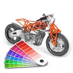 Порошковая покраска рамы мотоцикла