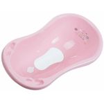 Cădiță Maltex Cadita 84cm cu dop si covoras antiderapant Zebra Pink