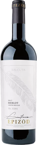 Вино Salcuta Epizod Merlot, красное сухое, 0.75 Л