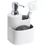Accesoriu pentru bucătărie Bisk 07871 Dozator set 3 elemente, alb. (ceramica)