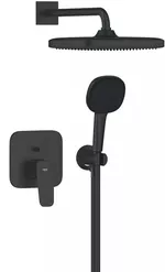 Set pentru duș Grohe Set dus ingropat Cubeo (smart box + dus fix + para + furtun + suport1/2) Black 1053362430