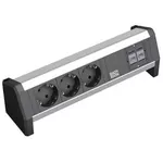 Удлинитель электрический BACHMANN 339.1004 Modul desk 3xSchuko 2xrj45 negru