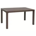 Садовая мебель Hydro S Стол из ротанга, 140x80x75, коричневый