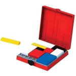 Puzzle Eureka 473553 Ah!Ha Mondrian Blocks -Red Edition