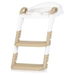 Oală Chipolino STPKI0262LA Kiddy latte, сиденье д/унитаза с лесенкой