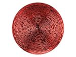 Тарелка декоративная 33cm H&S, пластик, красная