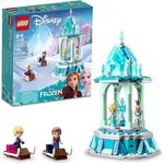 Set de construcție Lego 43218 Anna and Elsa's Magical Carousel