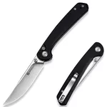 Cuțit turistic Sencut S25007-2 Skelfin, G10 negru, Button Lock