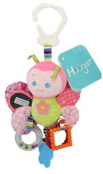 Jucărie cu pandantiv Hoogar HG0104003 Baby plush toy, Butterfly