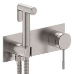 BRENTA набор: смеситель скрытого монтажа с гигиеническим душем, никель (ванная комната)