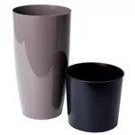 Ghiveci pentru flori Aleana 115043 Alfa d22x41.5 cm, cappuccino