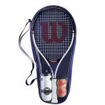 Набор для большого тенниса (ракетка + 2 мяча + бутылка + чехол) Wilson Roland Garros Elite Kit 25 WR070310 (8185)