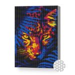 Картина по номерам Art Gallery XQC80900 Mozaic cu diamante 20x30cm Pradatorul se ascunde