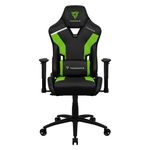 Gaming Chair ThunderX3 TC3 Black/Neon Green, User max load up to 150kg / height 165-185cm