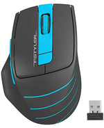 Mouse Wireless A4Tech FG30S, Gray/Blue