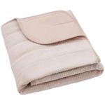 Lenjerie de pat pentru copii Jollein 516-511-68112 Paturica Velvet Rib Wild Rose, 75x100cm