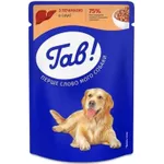 Корм для питомцев Гав! 24767840 pouch для взрослых собак, печень в соусе, 24x100гр